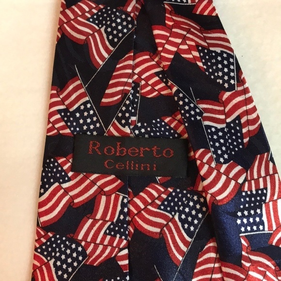Roberto C American flag Hi/D ABC oh men’s patriotic socks - Picture 4 of 7